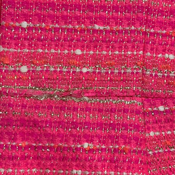 Lilly Pulitzer Rylan A-Line Dress in Neon Pink Metallic Boucle - Picture 11 of 11